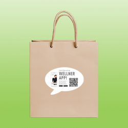 Einkaufstaschen-Sticker